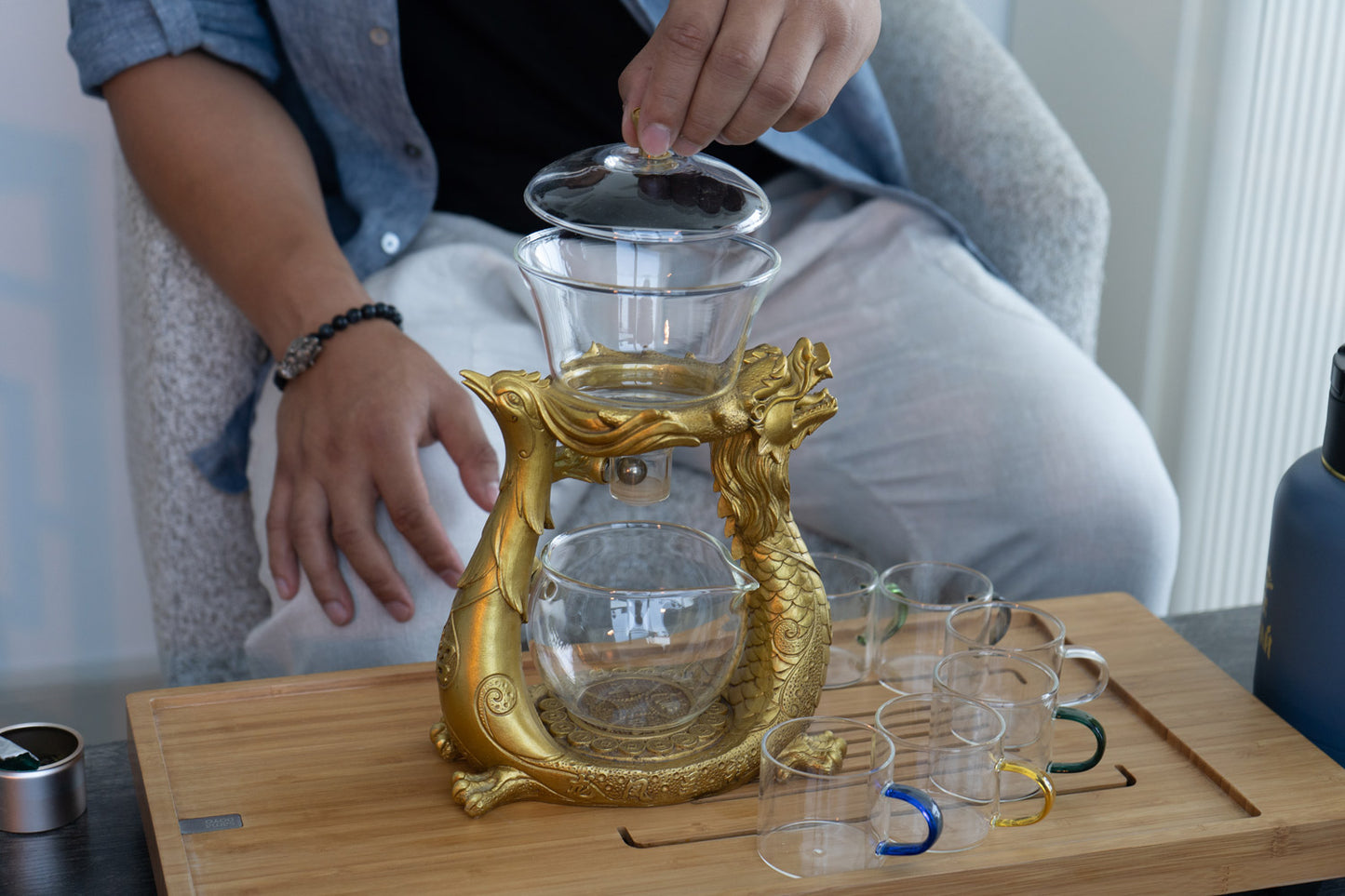 Glass Tea Pot Set