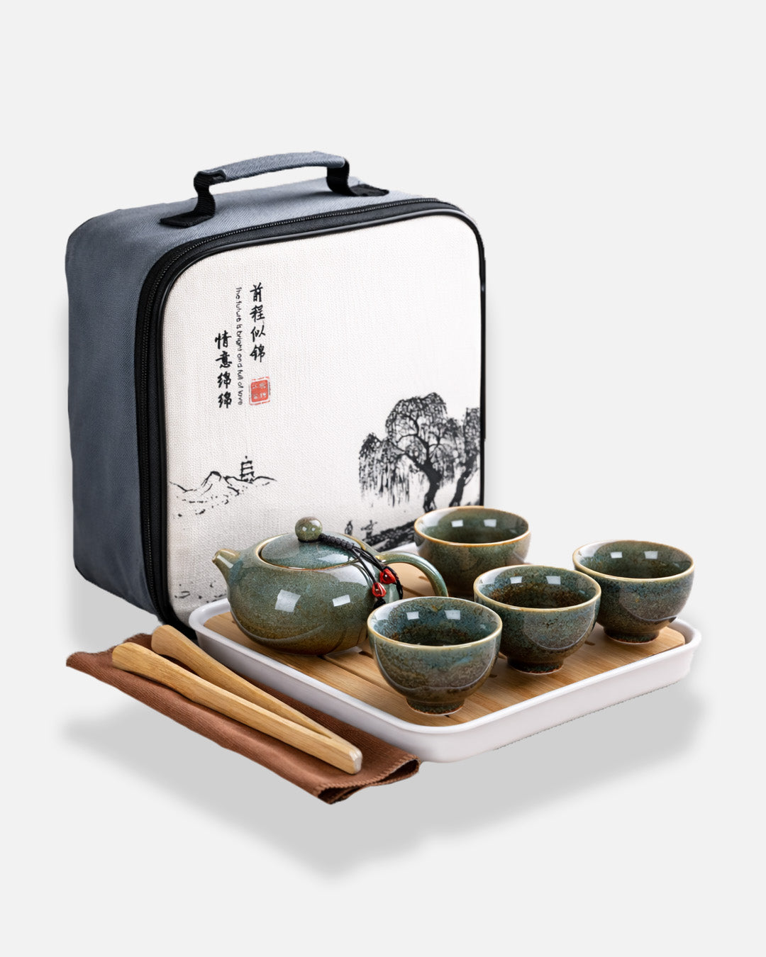 Zen Tea Ritual Set Zen Ritual Tea Set – Portable Edition – ESSENCE OF ZEN